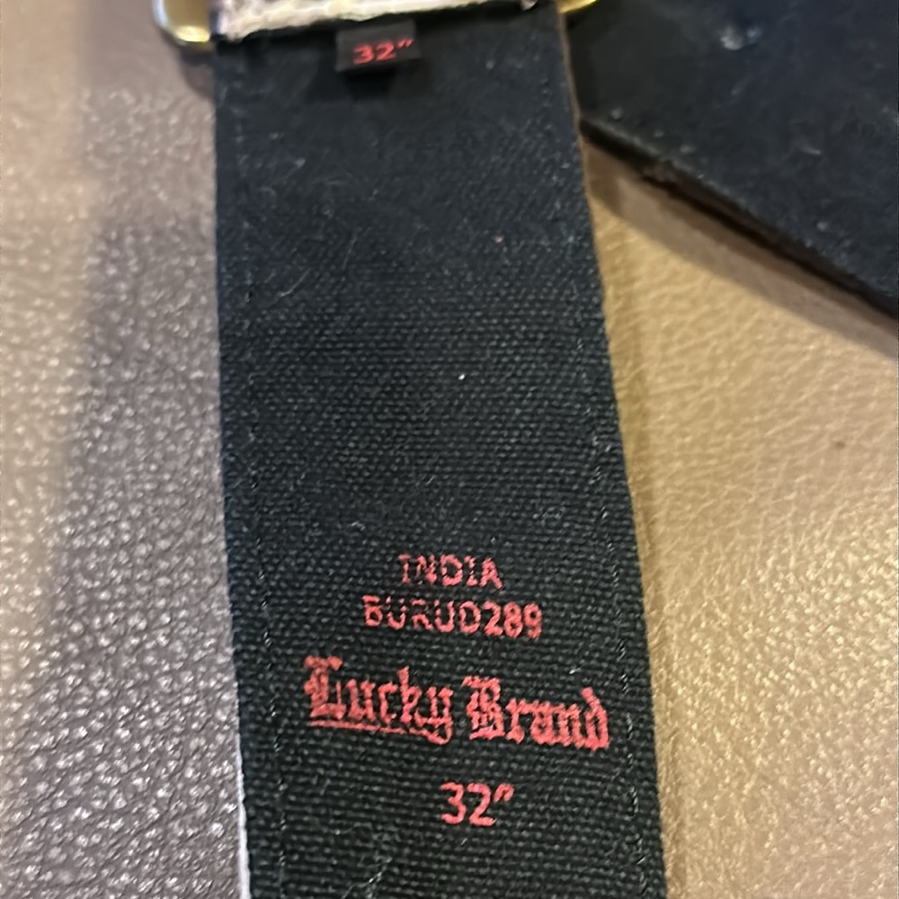 Lucky Brand Multicolor Patchwork Belt - Picture 4 of 7
